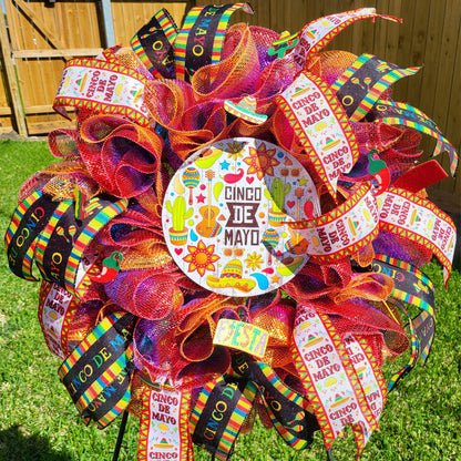 Cinco De Mayo finished wreath