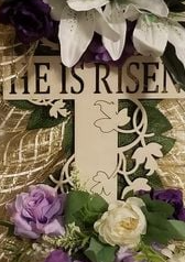 He Is Risen Cross